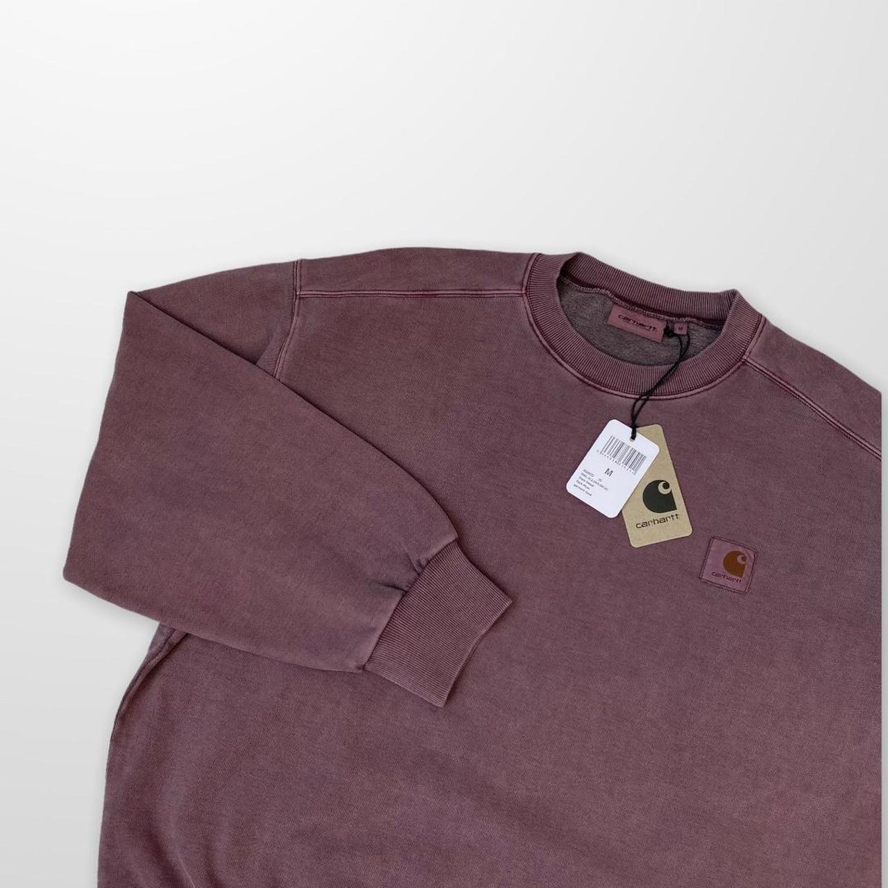 Carhartt WIP Vista Crewneck Sweatshirt In Dark Plum (Purple)