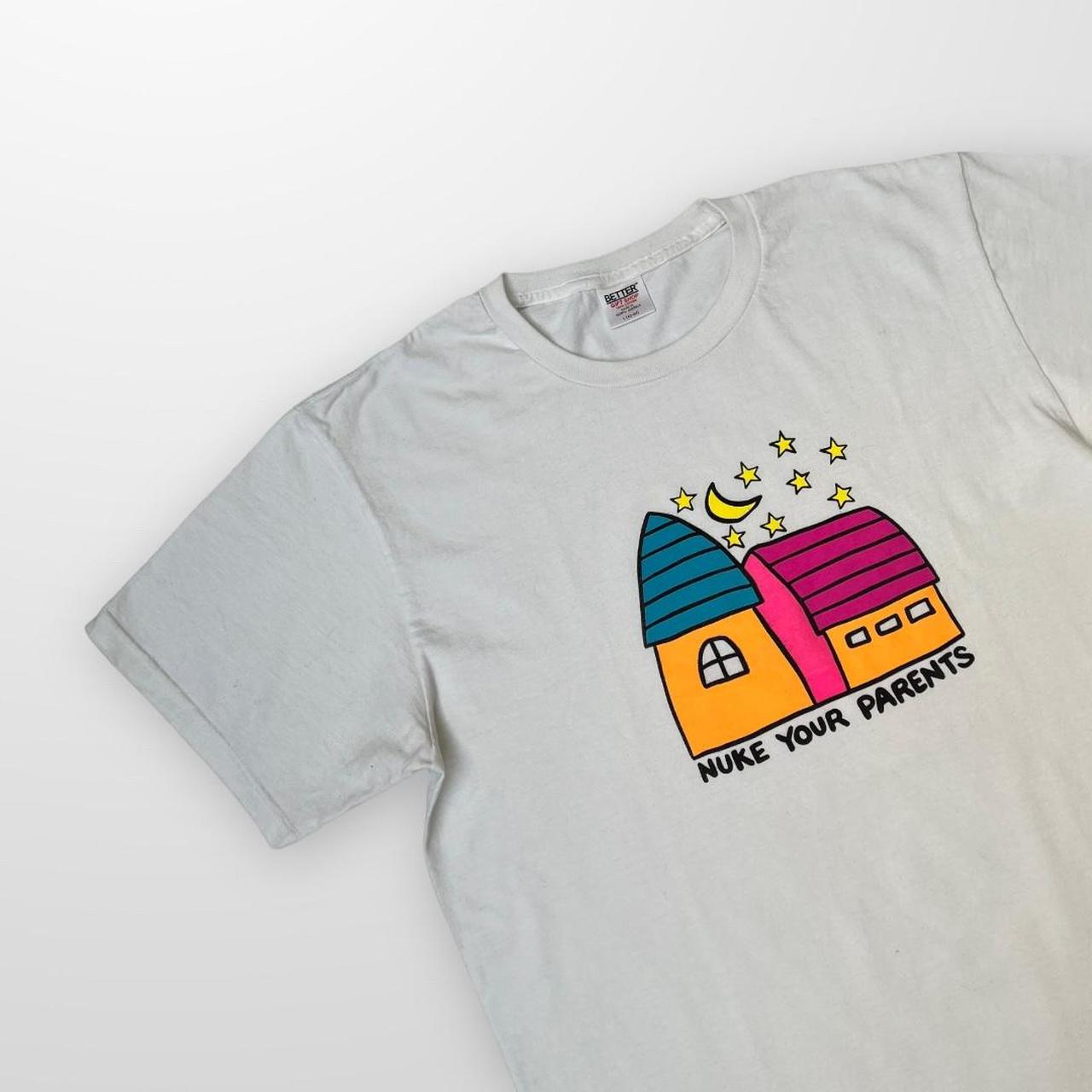 Better Gift Shop “NUKE YOUR PARENTS” T-Shirt In White