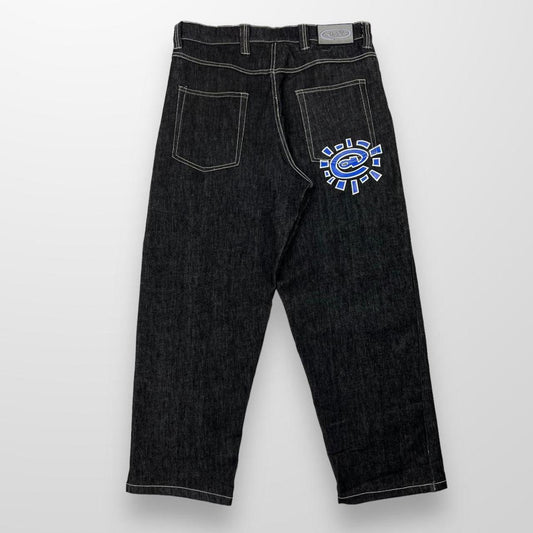 Always Do What You Should Do Relaxed Jeans In Indigo Black