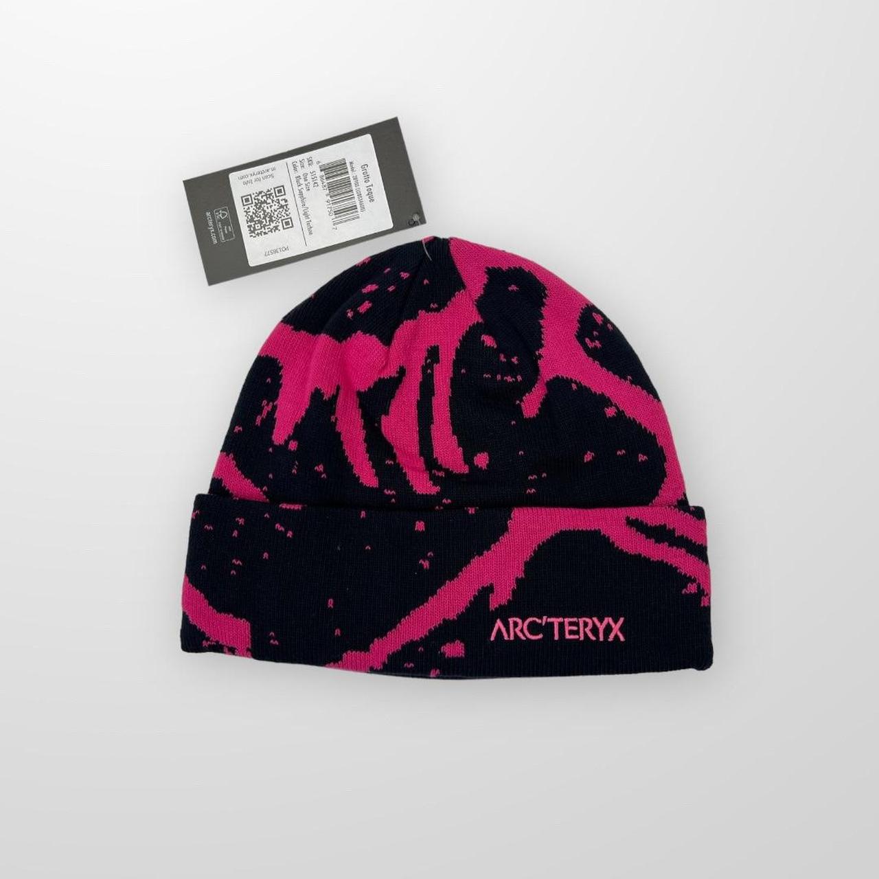Arc'Teryx Grotto Torque Beanie In Black Sapphire / Light Techno