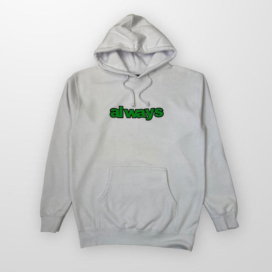 ADWYSD Hoodie In White & Green