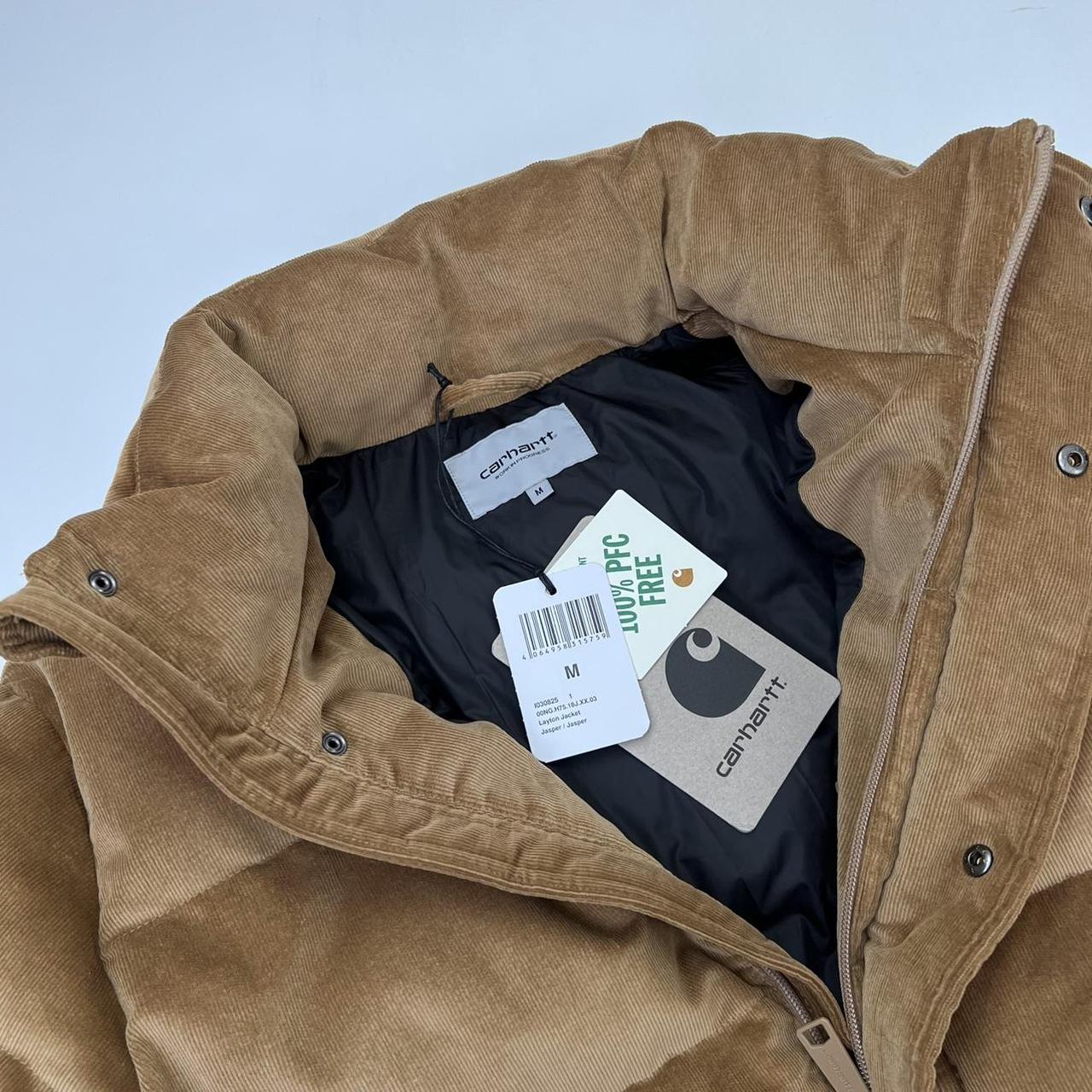Carhartt WIP Layton Puffer Jacket In Jasper / Corduroy