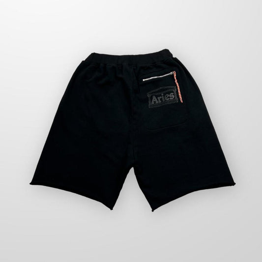 Aries Temple Shorts In Black