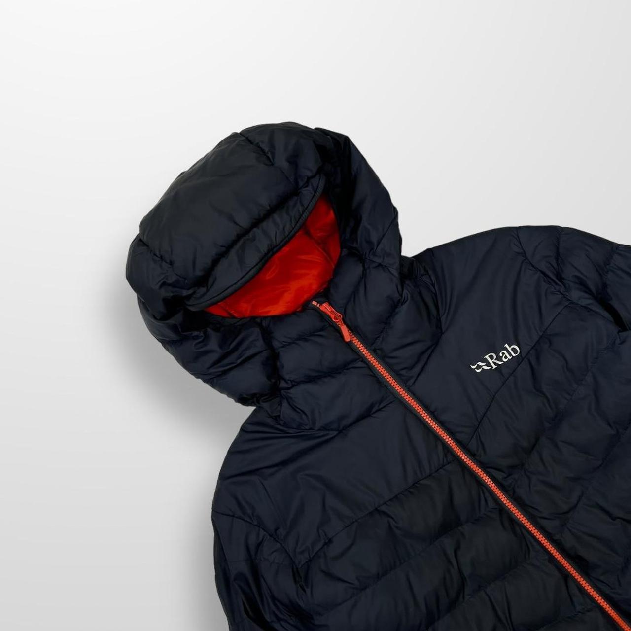 Rab Nebula Pro Puffer Jacket In Black & Orange