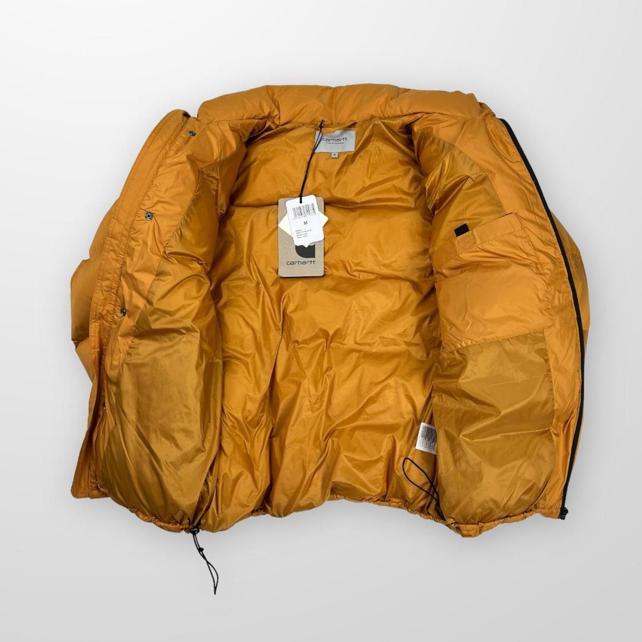 Carhartt WIP Doville Puffer Jacket In Ochre / Yellow