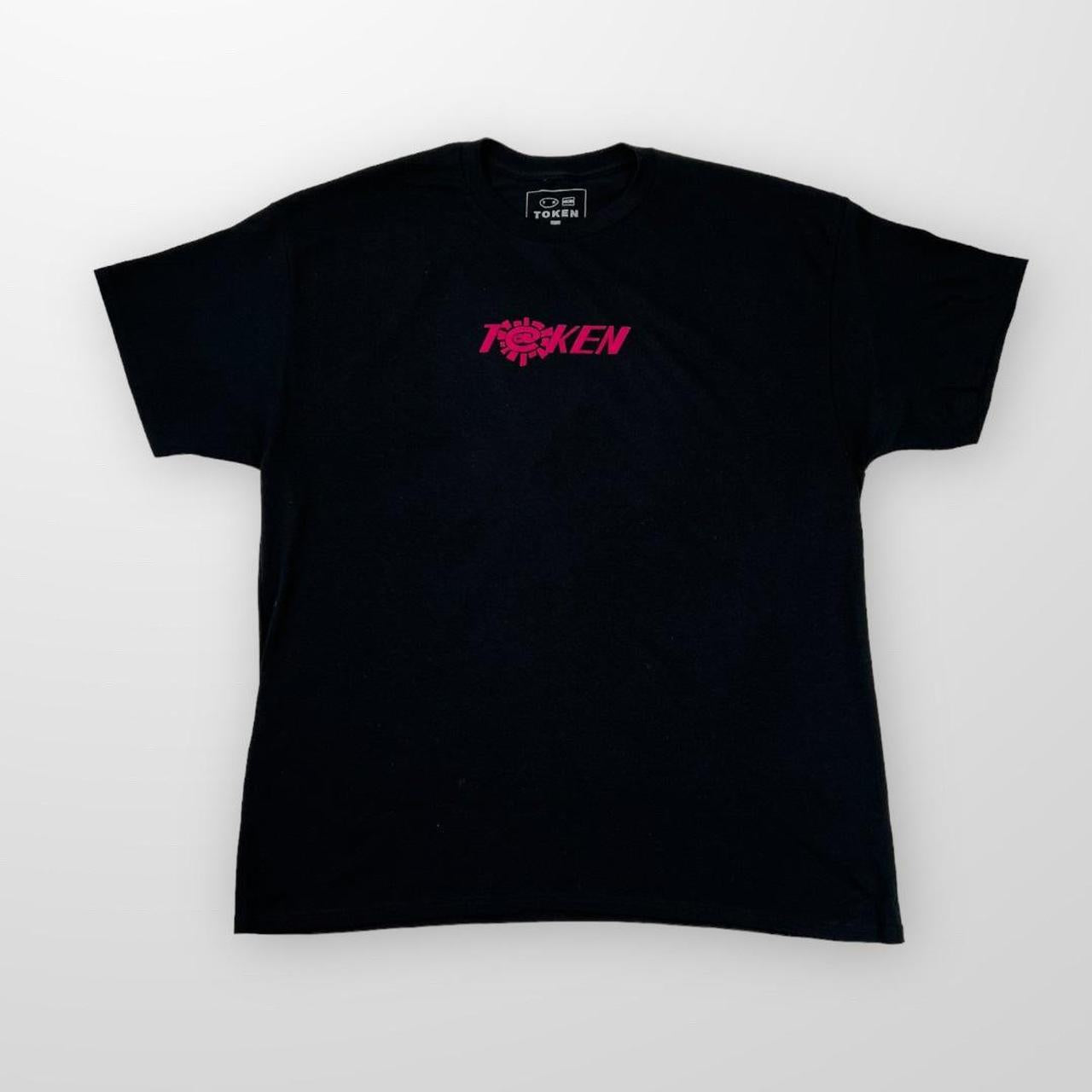 ADWYSD x Token T-Shirt In Black & Red