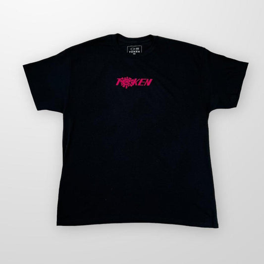 ADWYSD x Token T-Shirt In Black & Red