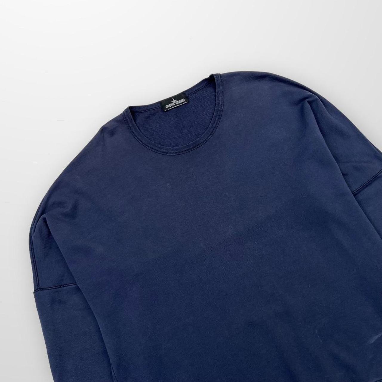 Stone Island Shadow Projects Crewneck Sweatshirt In Navy