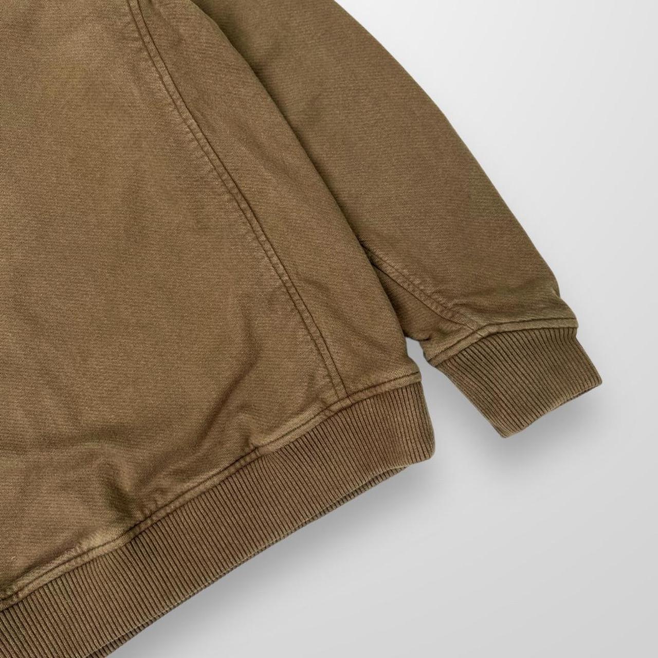 Maharishi Sweatshirt In Khaki Green & Red