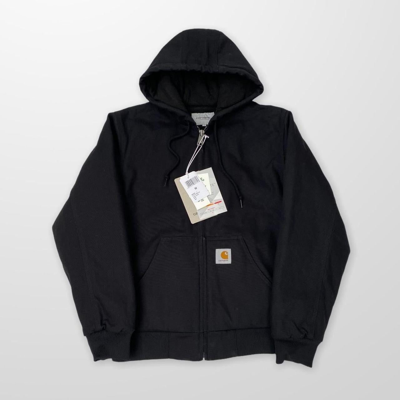 Carhartt WIP Active Jacket In Black Rigid (Winter Version)