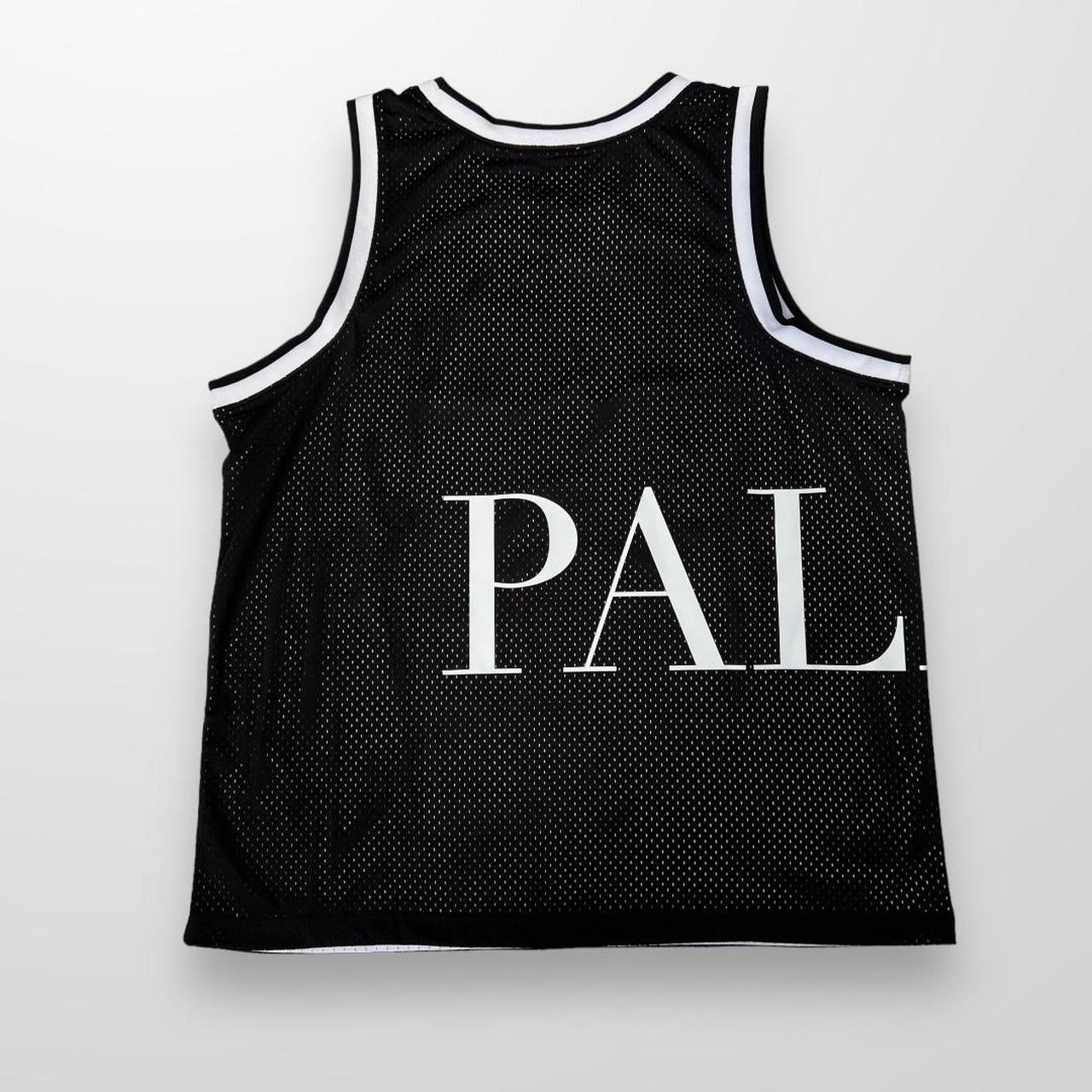 Palace x Calvin Klein Reversible Basketball Vest In Black & White