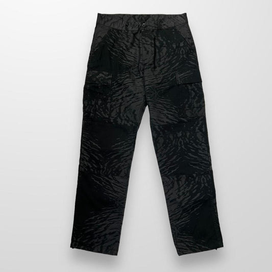 Patta Water Camo Cargo Bottoms In Blue & Red