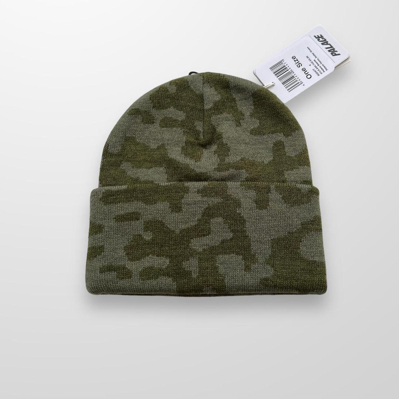 Palace x Carhartt WIP Watch Beanie Hat In Dollar Green Camo