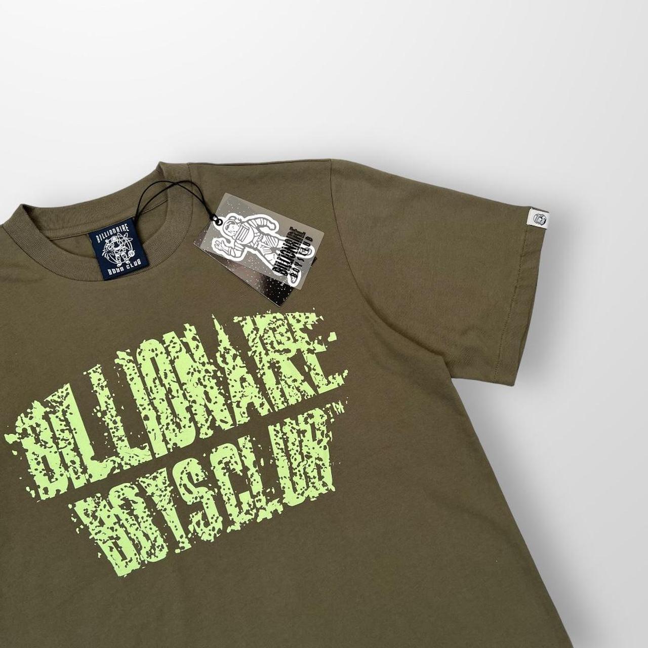 Billionaire Boys Club Static Logo T-Shirt In Olive Green