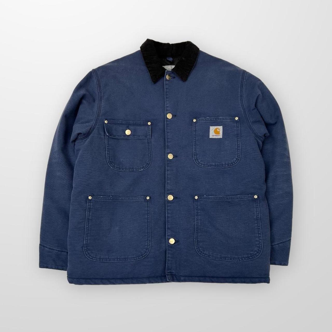 Carhartt WIP OG Chore Jacket In Enzian / Black (Aged Canvas)