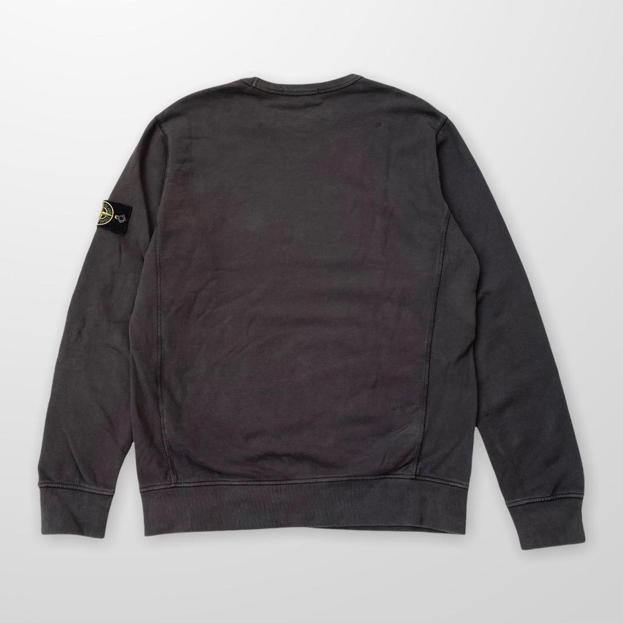 Stone Island Crewneck Sweatshirt In Dark Grey
