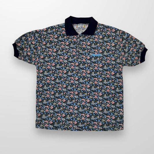 Vintage Missoni Floral Print Polo T-Shirt