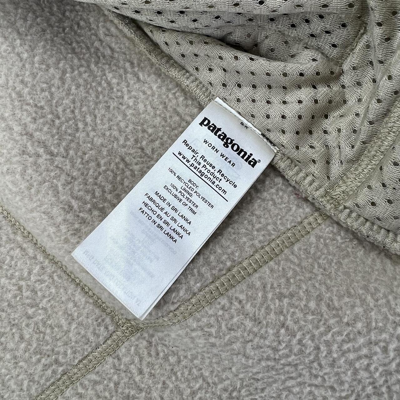 Patagonia Retro Deep Pile Fleece Gilet In Beige
