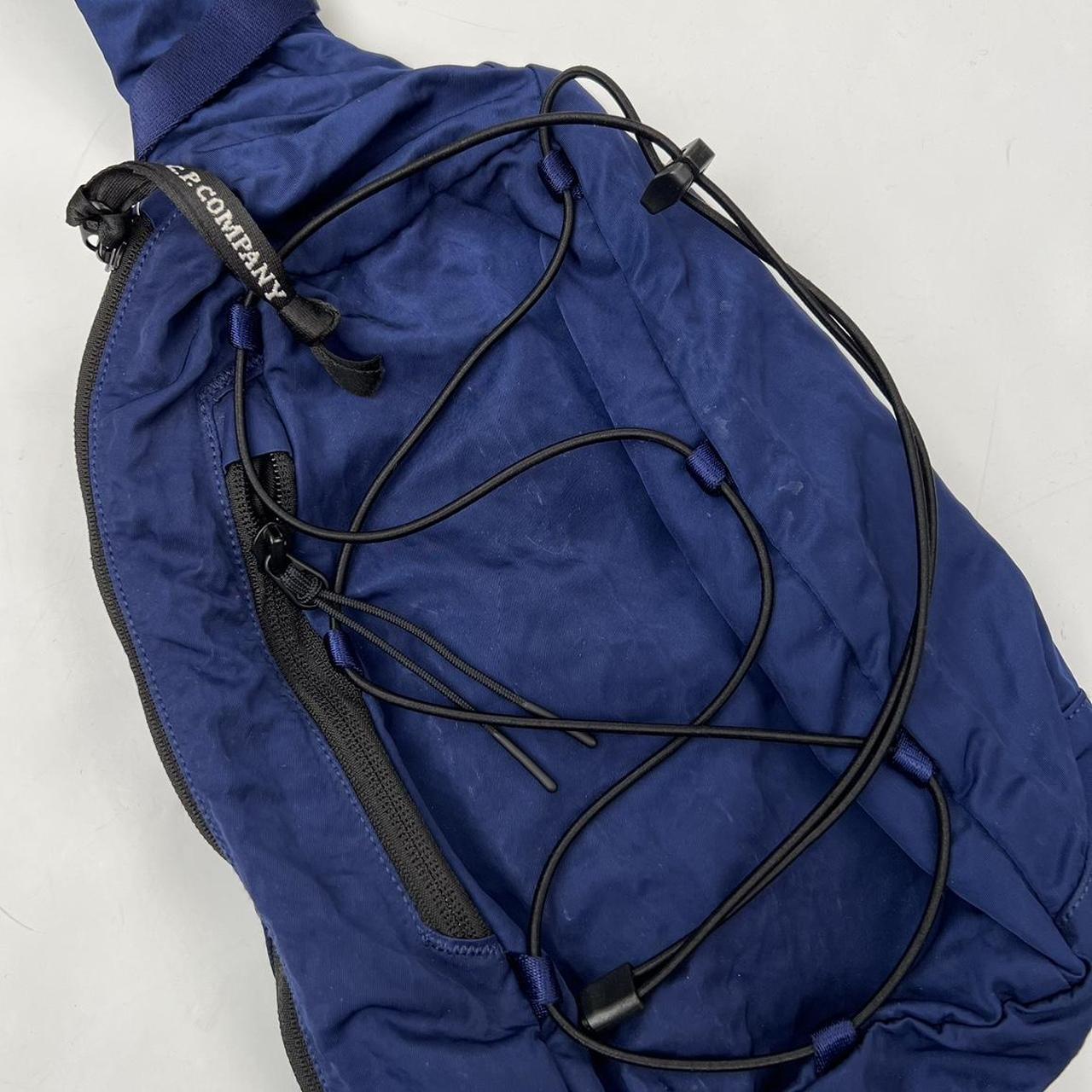 CP Company Nylon B Crossbody Backpack Lens Bag In Blue & Black