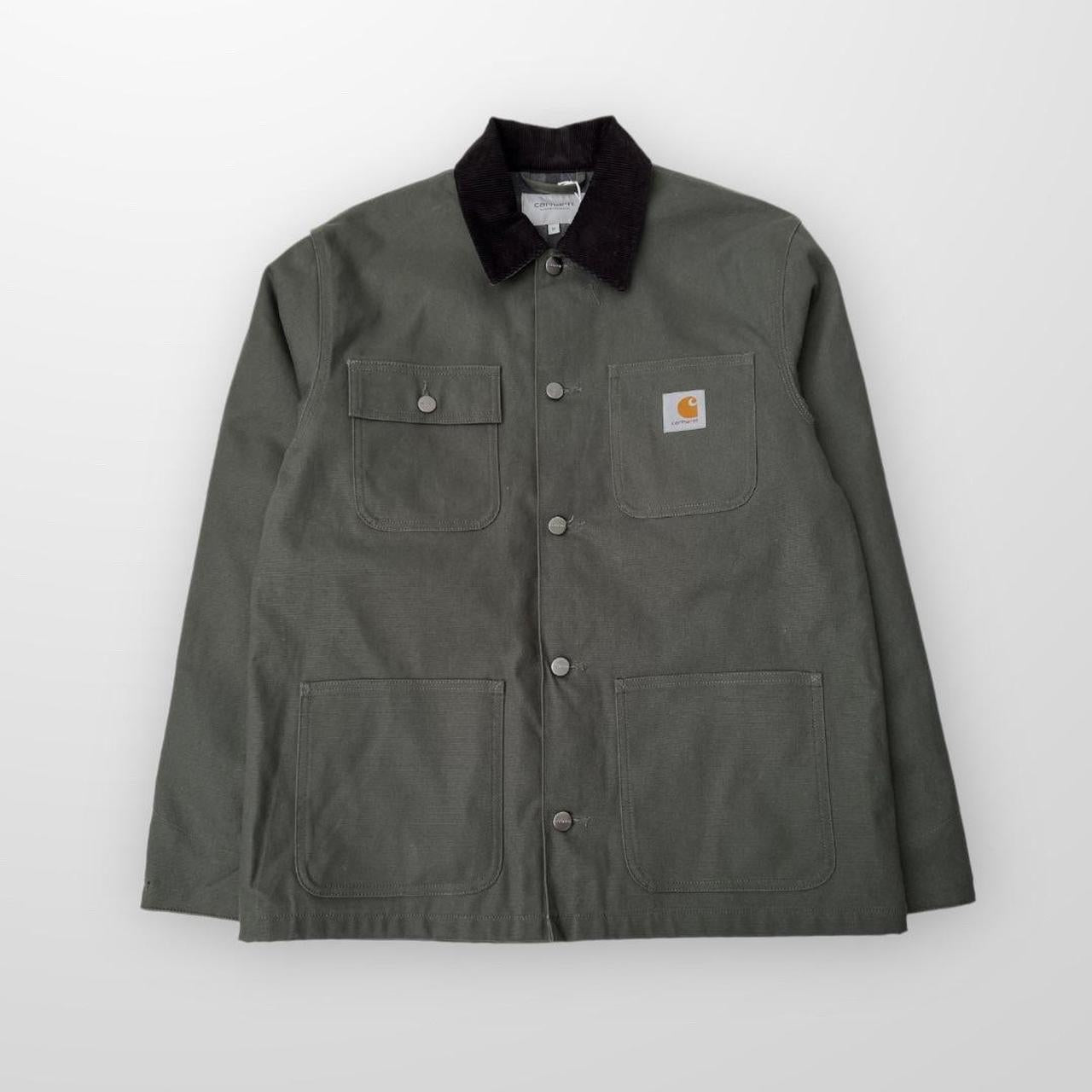 Carhartt WIP Michigan Coat (Winter) In Boxwood / Black Rigid