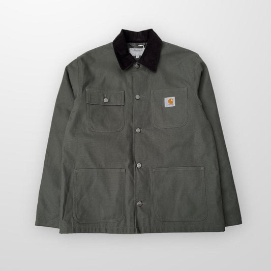 Carhartt WIP Michigan Coat (Winter) In Boxwood / Black Rigid
