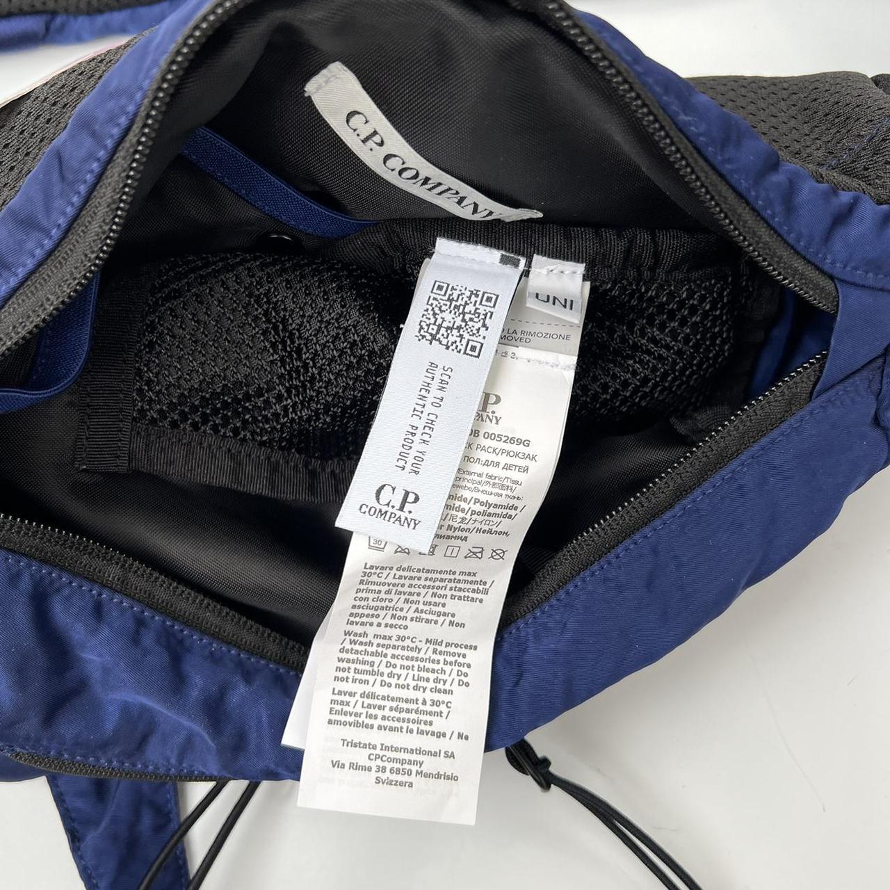 CP Company Nylon B Crossbody Backpack Lens Bag In Blue & Black