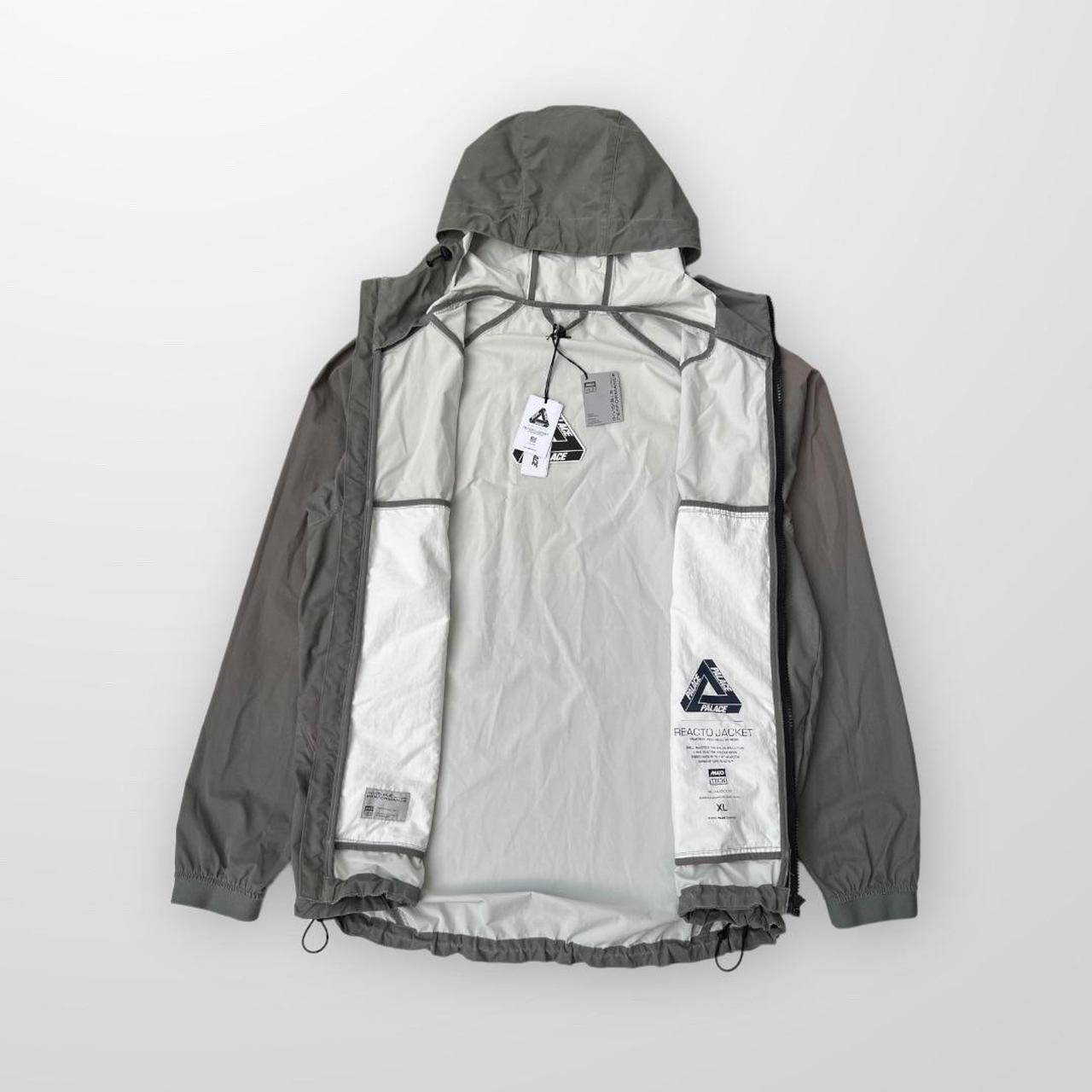 Palace Reacto Heat Sensitive Jacket In Grey / Silver
