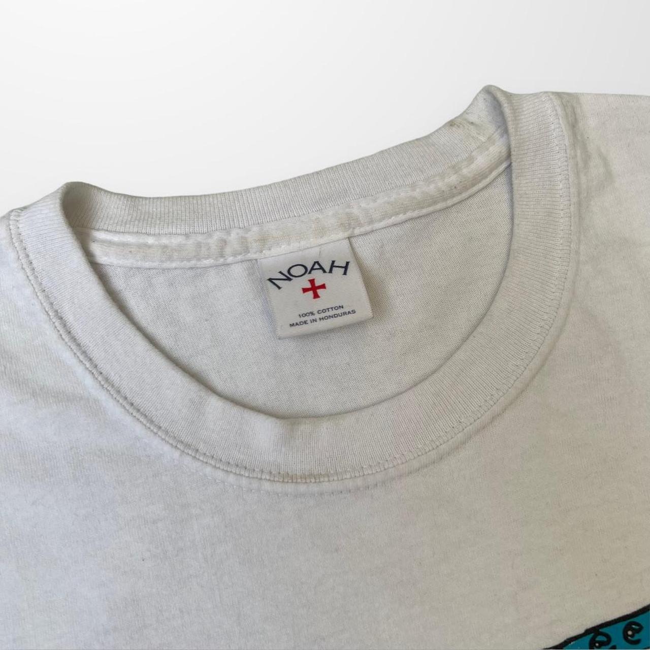 Noah x Always Do What You Should Do Wave T-Shirt In White