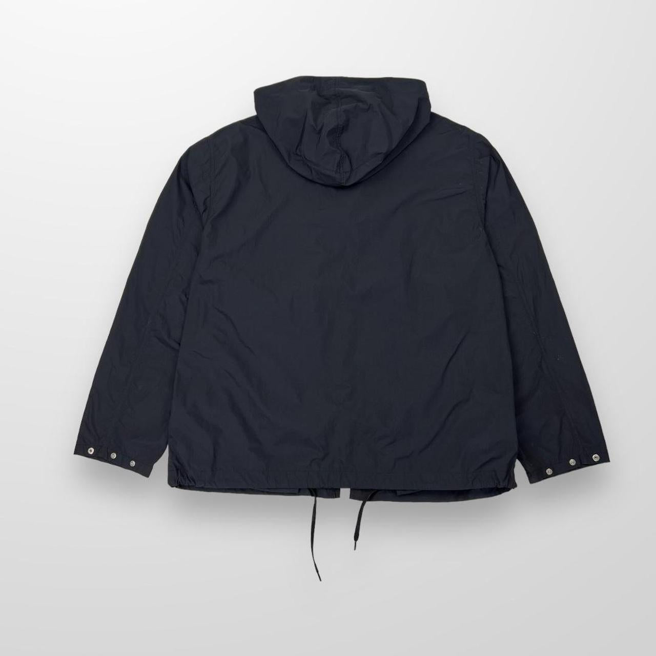 Our Legacy Nylon Jacket In Black W/ Silver Zip