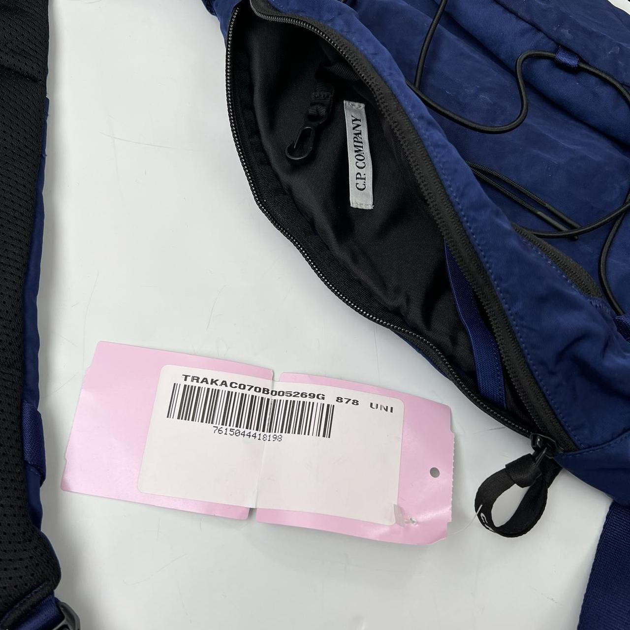 CP Company Nylon B Crossbody Backpack Lens Bag In Blue & Black