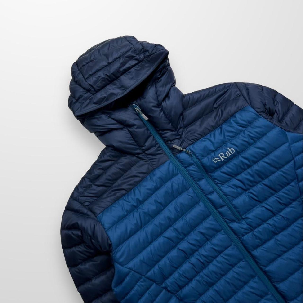 Rab Microlight Alpine Jacket In Two Tone Blue