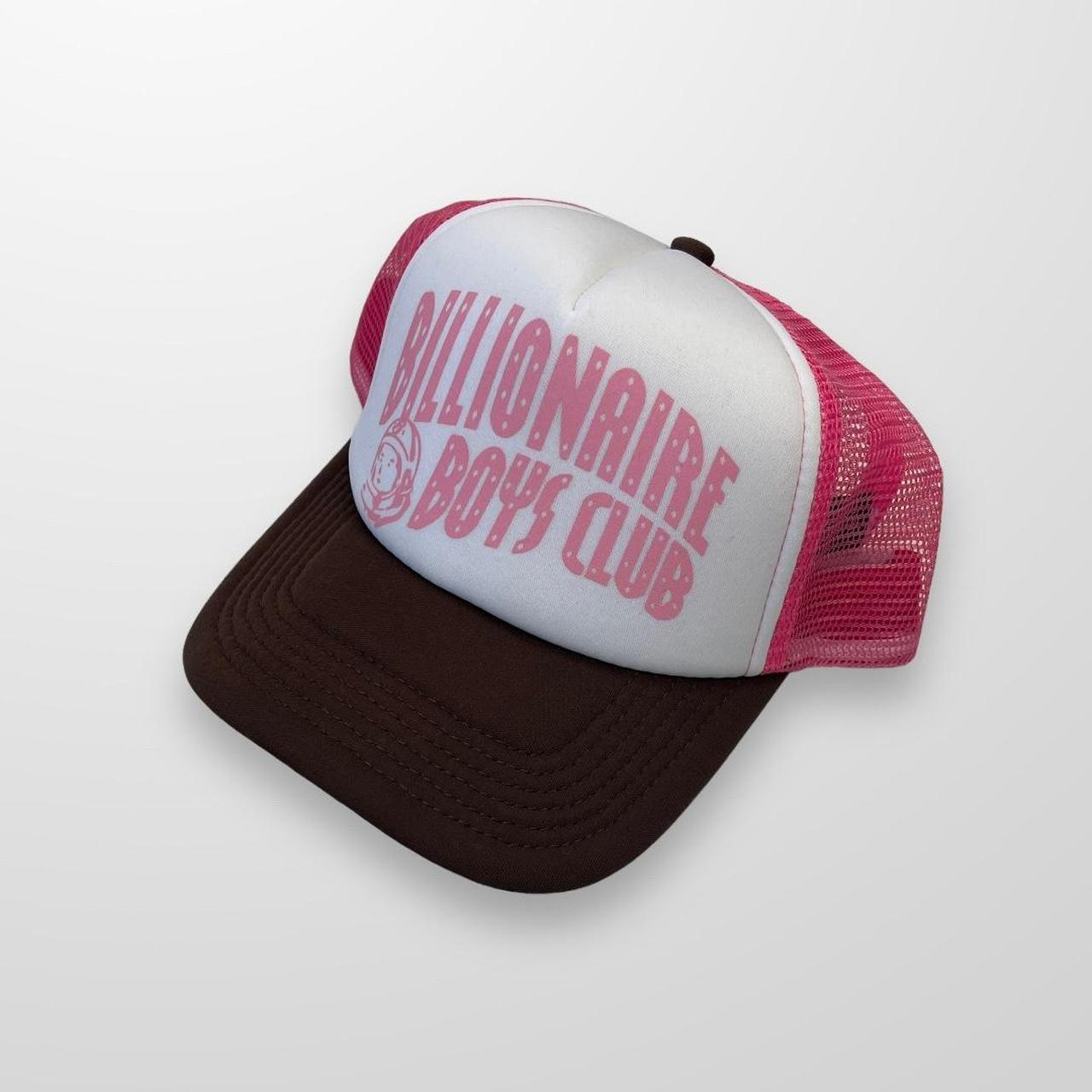 Billionaire Boys Club Arch Logo Trucker Cap In Pink