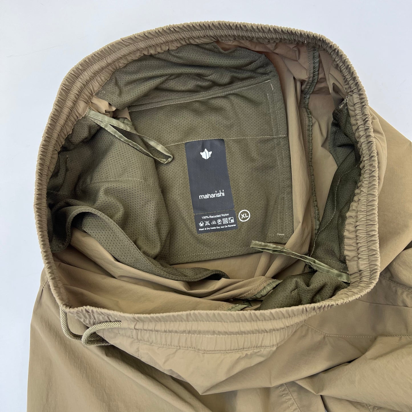Maharishi Recycled Nylon Snopants In Khaki Green