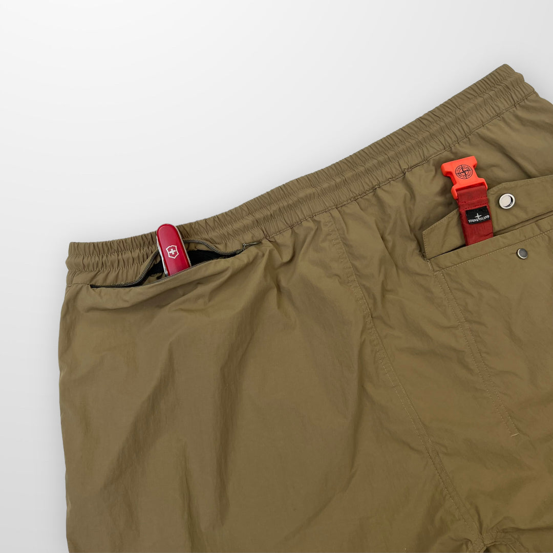 Maharishi Recycled Nylon Snopants In Khaki Green