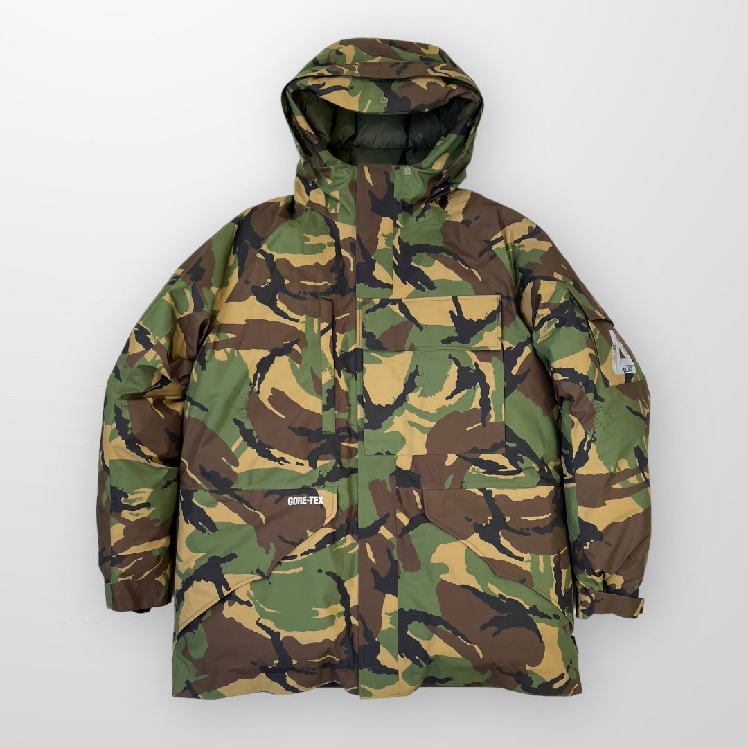 Palace Gore-Tex Down Parka In Woodland DPM Camo