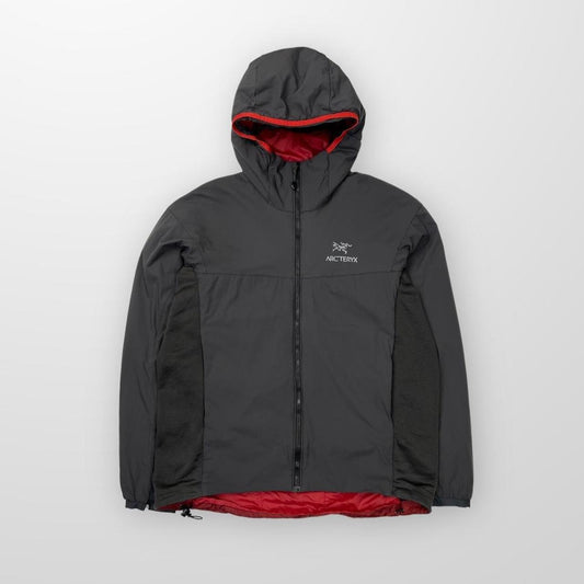 Arc’Teryx Atom LT Jacket In Grey & Red W/ 3m Logo