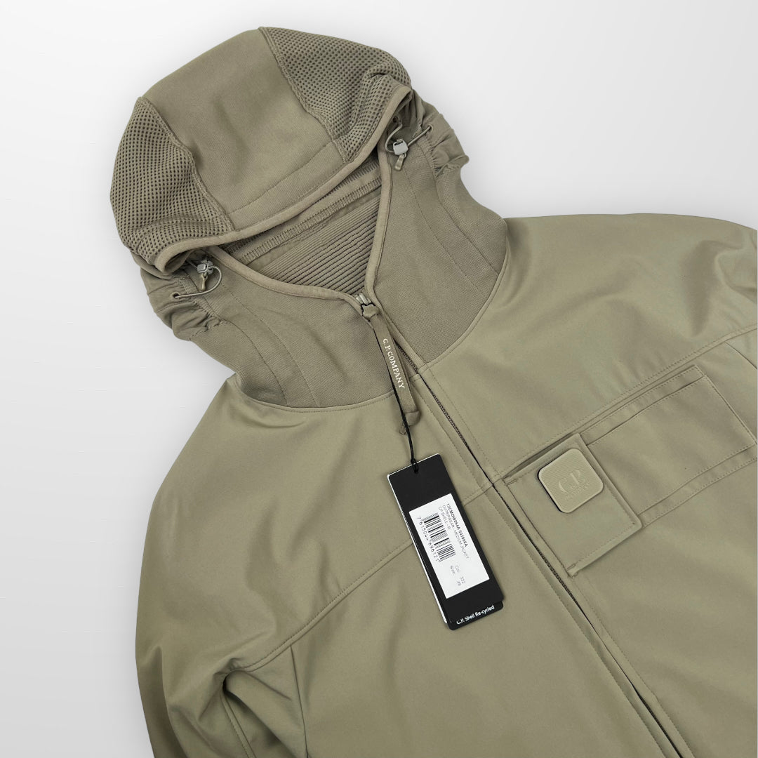 CP Company Soft Shell R Metropolis Jacket In Cream