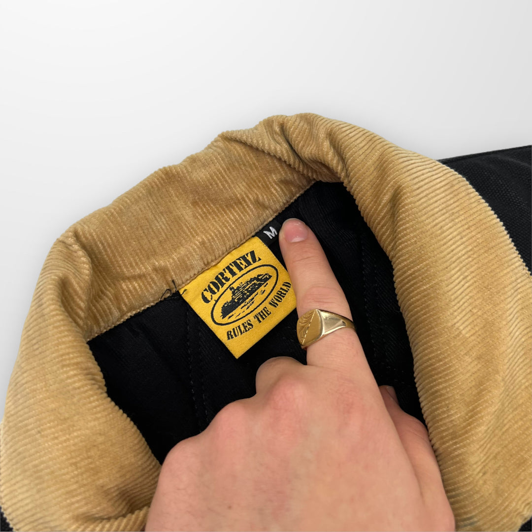Corteiz Grind Wear Heavyweight Jacket In Black