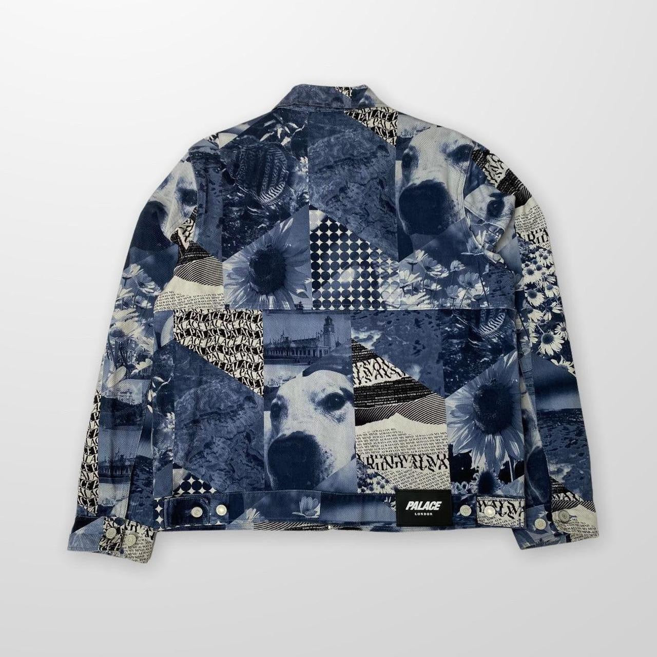 Palace Fruity Denim Jean Jacket In Blue