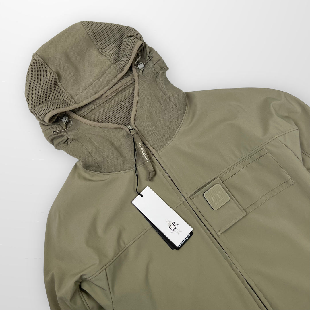 CP Company Soft Shell R Metropolis Jacket In Cream