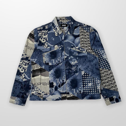 Palace Fruity Denim Jean Jacket In Blue