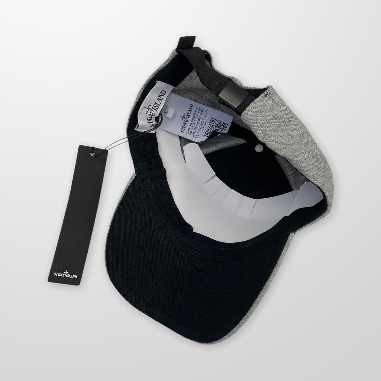 Stone Island Compass Cap In Grey