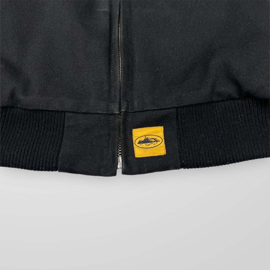 Corteiz Grind Wear Heavyweight Jacket In Black