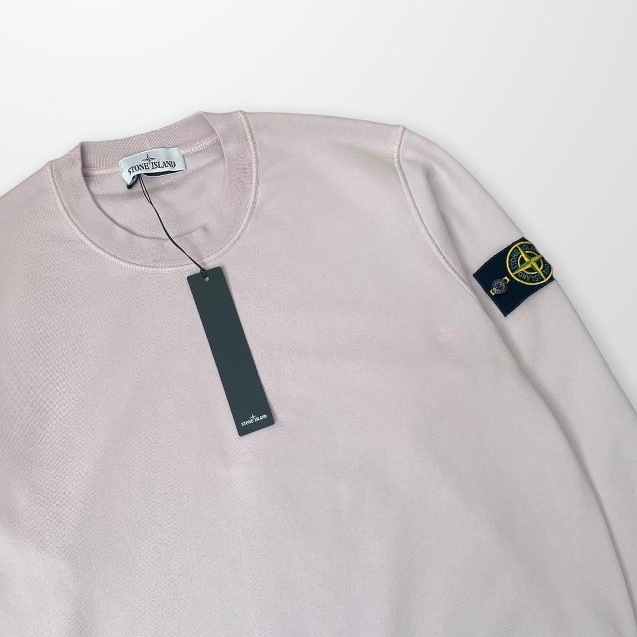 Stone Island Sweatshirt In Pink