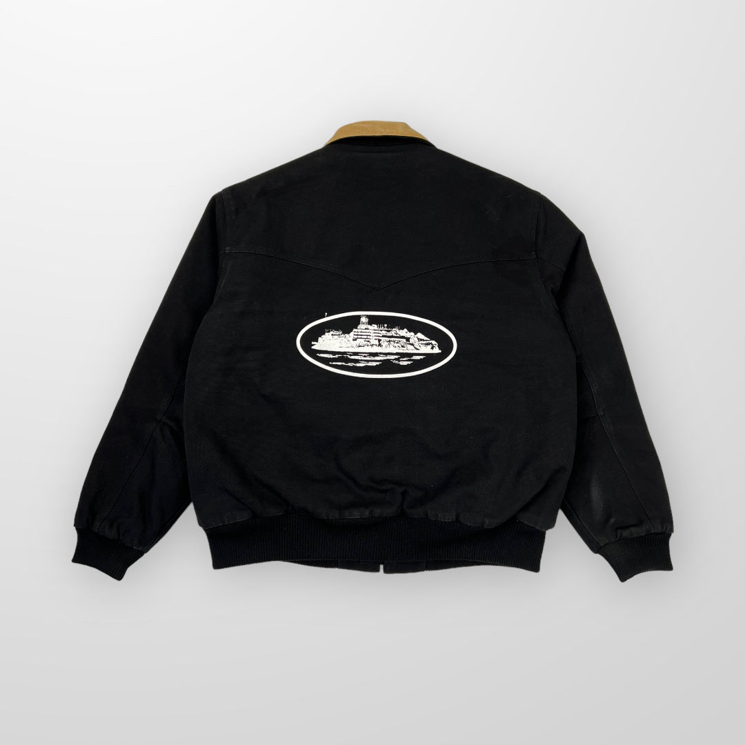 Corteiz Grind Wear Heavyweight Jacket In Black