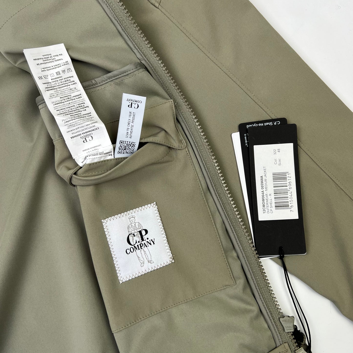 CP Company Soft Shell R Metropolis Jacket In Cream