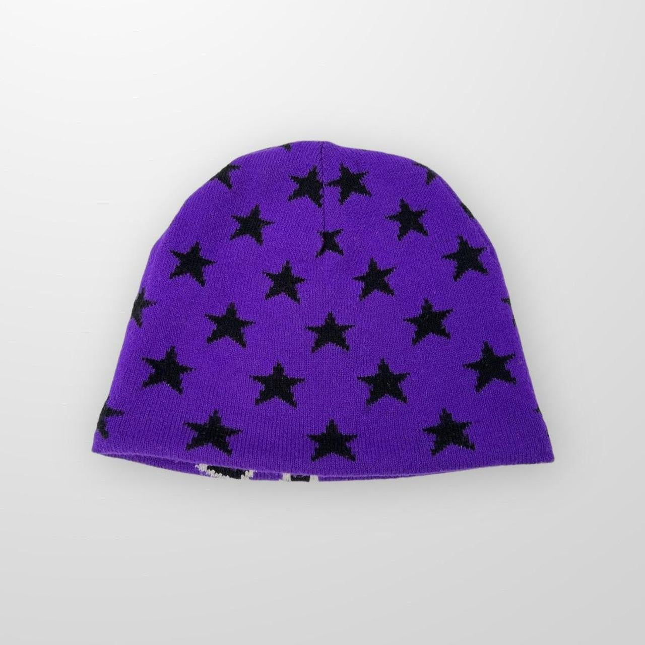 ADWYSD Purple Star Reversible Beanie