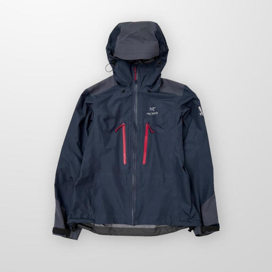Arc’Teryx Beta AR Jacket In Dark Grey Two Tone W/ Pink Features