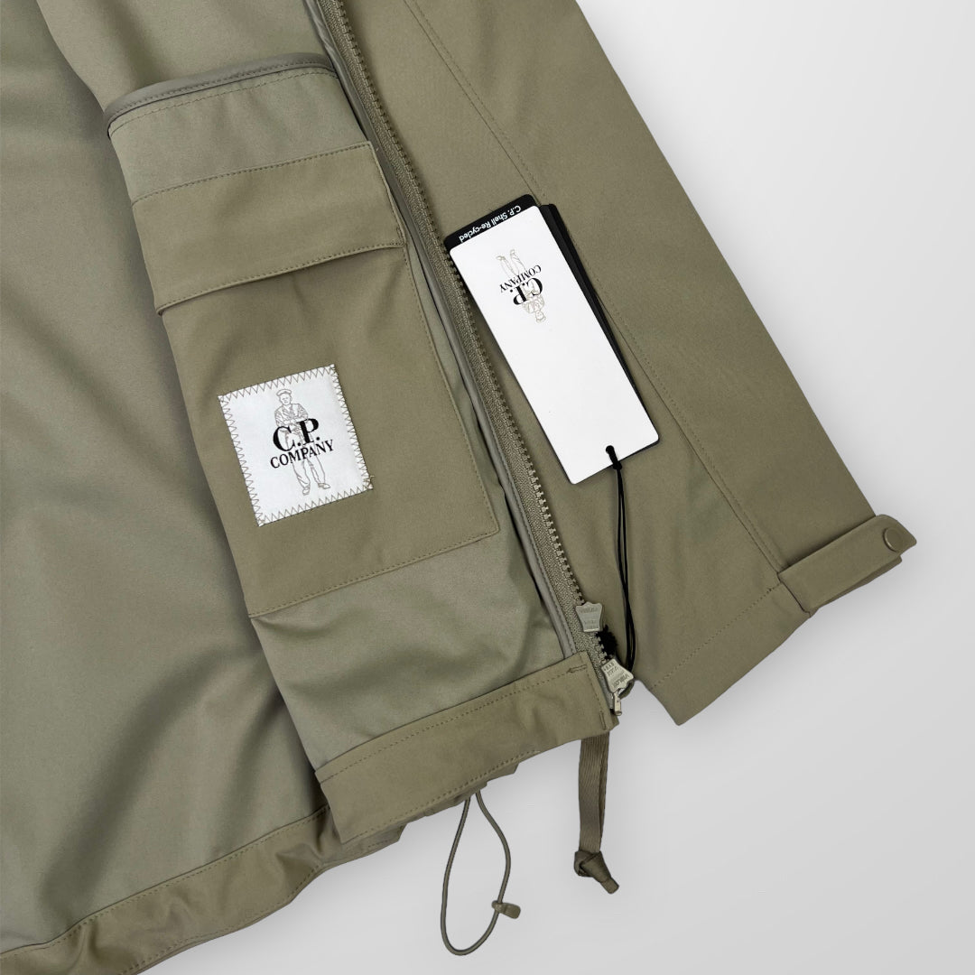 CP Company Soft Shell R Metropolis Jacket In Cream