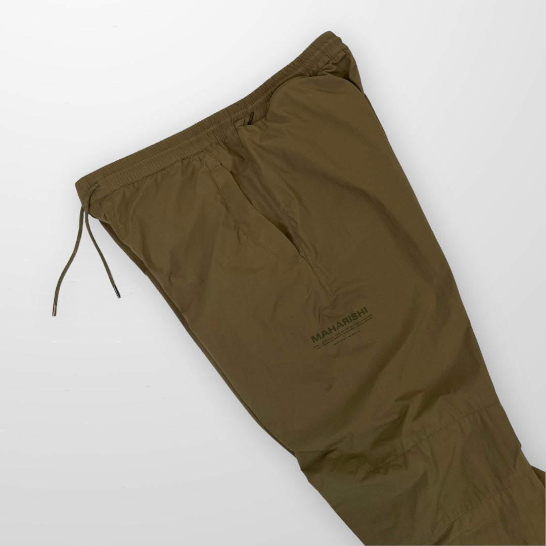 Maharishi Recycled Nylon Snopants In Khaki Green